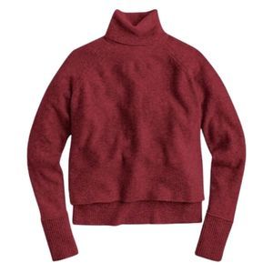 J.Crew Women’s Sweater Halter Neck Size XS Long Sleeves Winter Red Sweaters